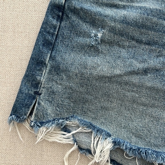 ALEXANDER WANG High Waist Cutoff Denim Jean Shorts - Picture 3 of 7